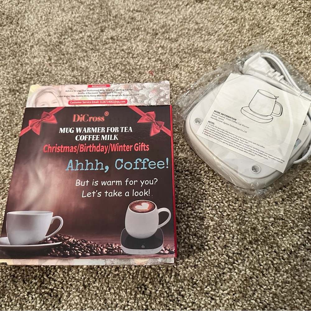 Electric Mug Warmer - Cream